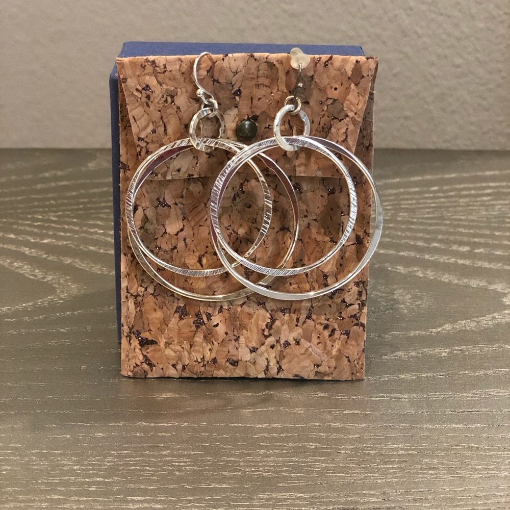 Silpada Sterling Silver Circle Earrings